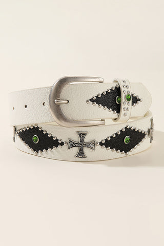 Cross Buckle Belt
