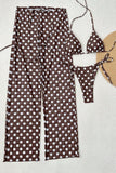 Polka Dot Bikini Set with Cover-Up
