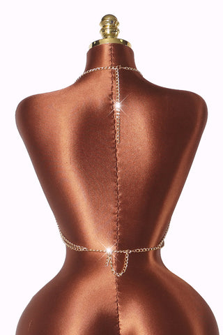 Sequin Star-Shape Halter Top