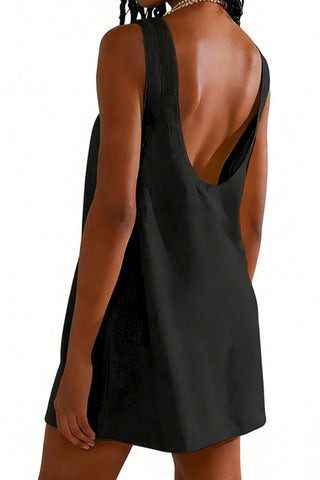 Backless Sleeveless Mini Dress