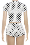 Polka-Dot Short Set
