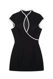 Modern Keyhole Cheongsam Dress