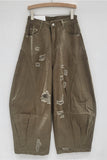 Distressed Cargo Pants