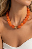 Beaded Chunky Accent Necklace