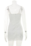 Lace-Trim Cami Mini Dress