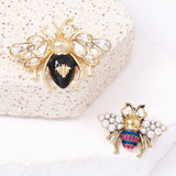 Crystal Bee Brooch