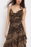Tiered Ruffle Midi Dress