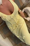 Floral Accent Cover-Up Dress