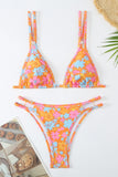 Floral Triangle Bikini Set