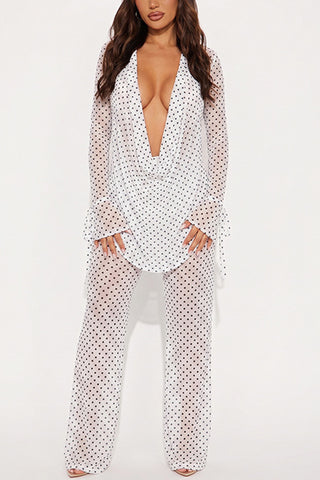 Polka Dot Pants Set