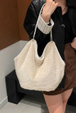 Faux Fur Slouchy Shoulder Bag