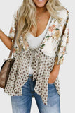 Floral Tie-Front Blouse
