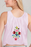 Floral Tie-Front Blouse