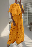 Floral Lace Pants Set
