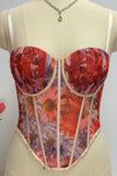 Floral Corset Tank