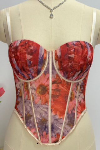 Floral Corset Tank