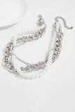 Chunky Chain and Pearl Layered Necklace