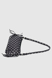 Leopard Print Shoulder Bag with Side Ties