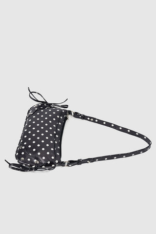Leopard Print Shoulder Bag with Side Ties