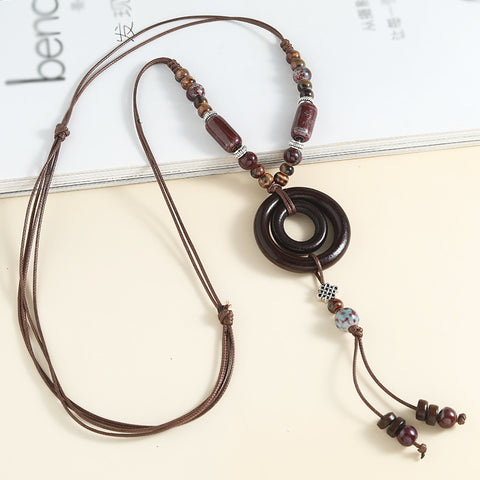 Beaded Pendant Necklace