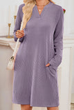Relaxed Knit Casual Dress
