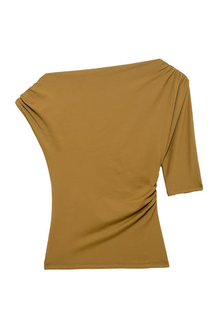 Asymmetric Off-Shoulder Top