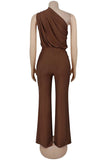 Elegant One-Shoulder Jumpsuit