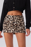 Leopard Print High-Waist Bodycon Mini Skirt