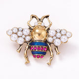 Crystal Bee Brooch