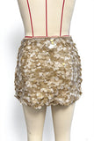 Sequin A-Line Mini Skirt
