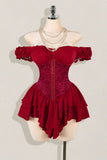 Ruffle Off-Shoulder Night Out Dress