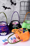 Patterned Halloween Character Tote Bag