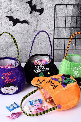 Patterned Halloween Character Tote Bag