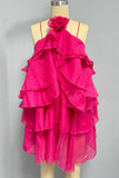 Layered Ruffle Casual Dress