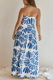 Strapless Maxi Vacation Dress