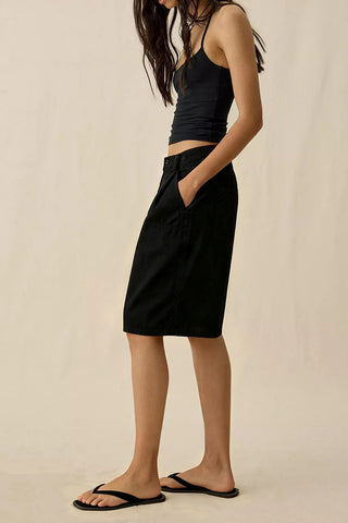 Button Detail Pocket Casual Shorts