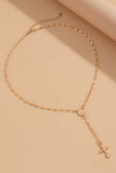Cross Pendant Y Necklace