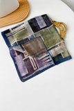 Paisley and Geometric Print Square Scarf