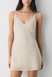 Tie Strap Wrap Mini Dress