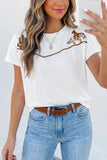Patterned Western Casual Tee
