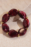 Chunky Oval Beaded Statement Bracelet