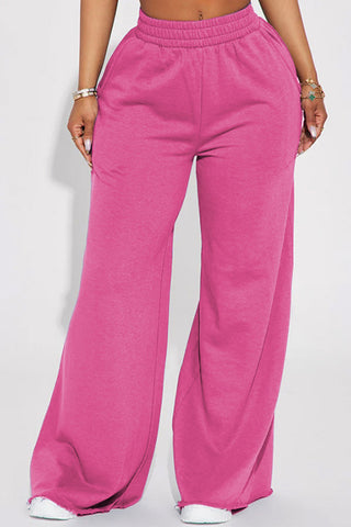 Wide-Leg Casual Pants