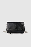 Studded Flap Chain Shoulder Bag