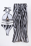 Strappy Bikini Set with Matching Cover-Up