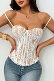 Lace Sweetheart Corset Cami