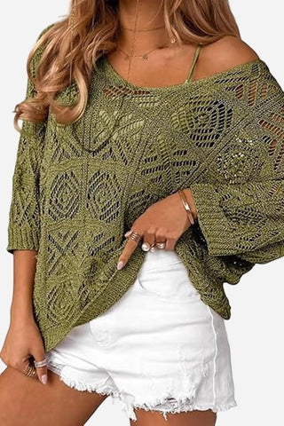 Stylish Crochet Knit Top