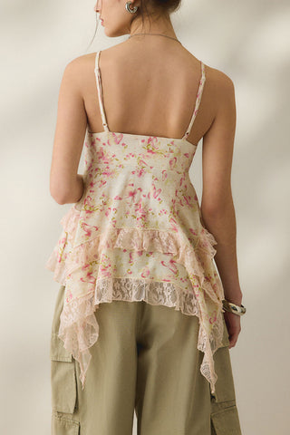 Layered Hem Camisole Top