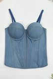 Sweetheart Neck Corset Tank