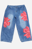 Floral Wide Leg Pants