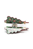Christmas Tree & Truck Hair Claw Clip